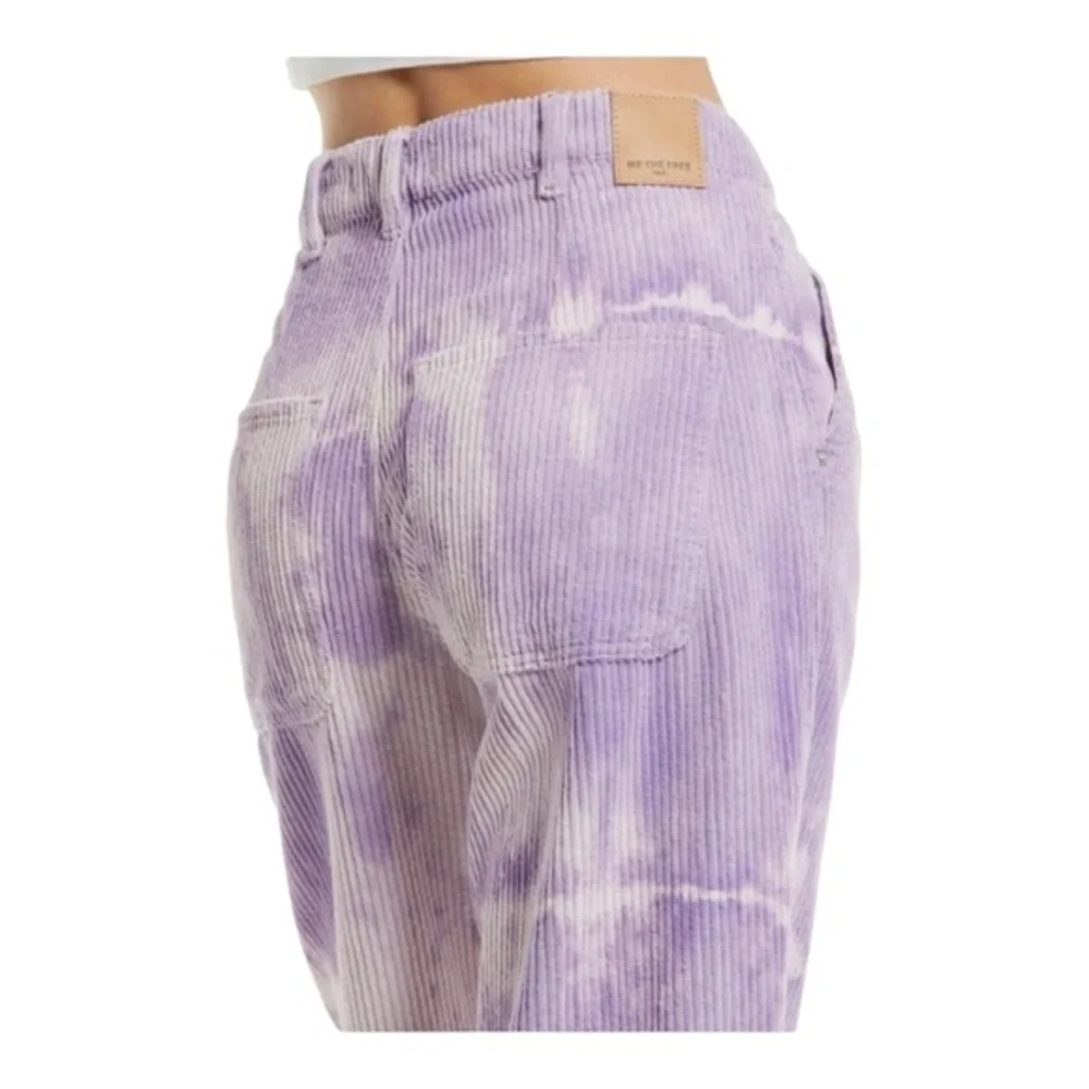 Free People Reese‎ Pitched Straight Corduroy Pant Size 30 Color Moonlit Orchid